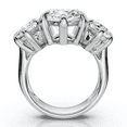 thumbnail image 3 of Pompeii Certified 10Ct Marquise Diamond Engagement Ring 3-Stone 14k Gold or Pt Lab Grown, 3 of 8