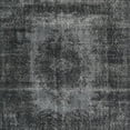 thumbnail image 1 of Ahgly Company Indoor Square Traditional Charcoal Black Persian Area Rugs, 5' Square, 1 of 6