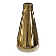 thumbnail image 4 of 10 H Decorative Ceramic Modern Centerpiece Table Flower Vase, Gold, 4 of 6