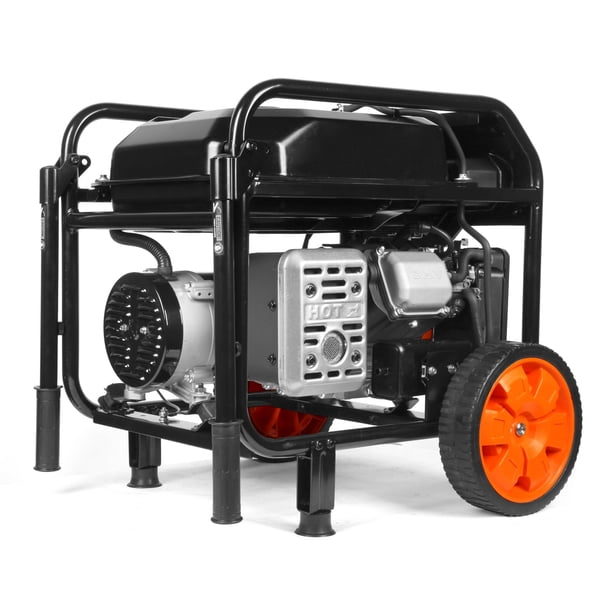WEN 5,600-Watt Portable Generator with Wheel Kit, 224cc, Transfer