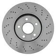 thumbnail image 3 of KarParts360 For Mercedes-Benz CL500/CL550 2008 2009 2010 2011 2012 Brake Rotor Front | 1-Piece Rotor Construction | Rotor Height: 2.531 Inches | Nominal Thickness: 1.101 Inches | 19364064, 3 of 4
