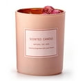 thumbnail image 1 of Pink electroplated cup, fragrant candle atmosphere candles，5.5 oz 28-32 Hour Burn, 1 of 6