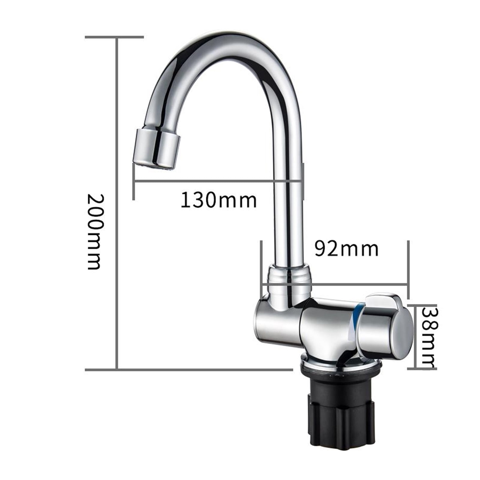 Caravan Boat 360 Degree Swivel Faucet Folding Hot And Cold Water Faucet Kitchen Bathroom RV Marine Deck Hatch Camper Accessories
--------
,Car Accessories