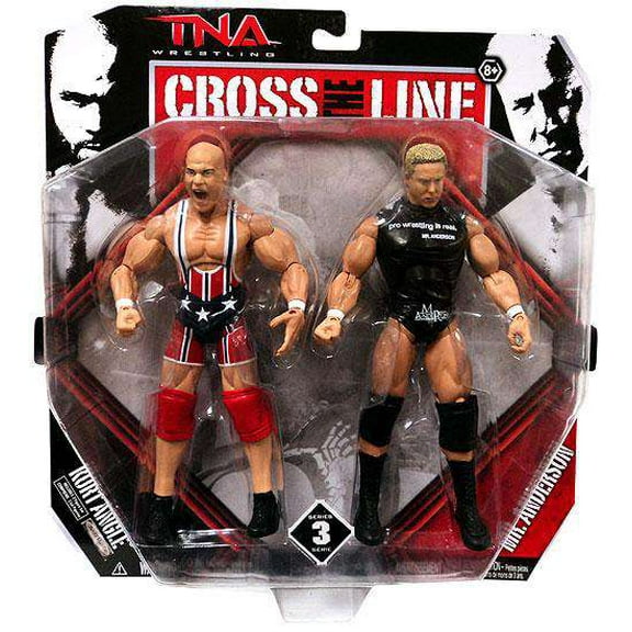 Kurt Angle & Mr. Anderson Action Figure 2-Pack Cross the Line Series 3