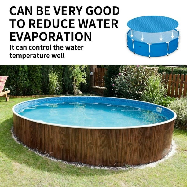 Rectangle Swimming Pool Cover, Solar Pool Cover for Above Ground Pool,  Dustproof Rainproof Waterproof Solar Cover Blanket, Reduce Water  Evaporation, Heat Preservation 