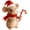 D, variant on Cute Christmas Santa Mouse with Red Hat,Handmade Felt Christmas Collection,Needle Felted Wool Animal Ornaments for Holiday Decor,Xmas Tree Hanging Figurines Stocking Stuffer Gifts