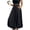 Black, variant on Bbyeadc Skirts for Women A Line Midi Bubble Skirt Puffy Hem Elastic Waist Solid Color Skirts Swing Casual Party Outfits with Pocket,Black (L)