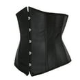 thumbnail image 2 of Grebrafan Underbust Corset Lace up Vintage Black XS, 2 of 5