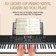 thumbnail image 3 of Teclado Musical SFESGRER BD663 61 Teclas Iluminadas Soporte, 3 of 5