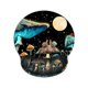 thumbnail image 2 of Alfombrilla de ratón ergonómica con soporte para reposamuñecas,Luna y estrellas,Base de goma antideslizante para ordenador portátil de oficina en casa, 2 of 4