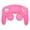 Color:Pink, variant on Transparent Protector for Case for NGC Game Controller Scratch Resistant Replacement for Shell Gamecube Handle Cover