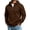 01-Brown, variant on Atogsazn Mens 1/4 Zip Oversized Hoodies Casual Long Sleeve Hooded Sweatshirt Fall Winter Tops with Pocket Blue M Fashion