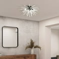thumbnail image 6 of Livex Lighting - Uptown - 4 Light Flush Mount In Sparkling Style-11 Inches Tall, 6 of 8
