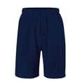 thumbnail image 2 of Mens Shorts Clothing Under $10 New Style Solid Color Casual Fashion With Pockets Lacing Waist Short Pants, 2 of 6