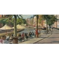 thumbnail image 2 of Koopmans, Gosse 18x11 White Modern Wood Framed Museum Art Print Titled - City View Groningen, 2 of 4