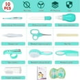 thumbnail image 5 of Anpro Baby Grooming Kit, Portable Newborn Baby Health Care Kit, Infant Toddler Care Home Essentials Supplies Set - Green, 5 of 7