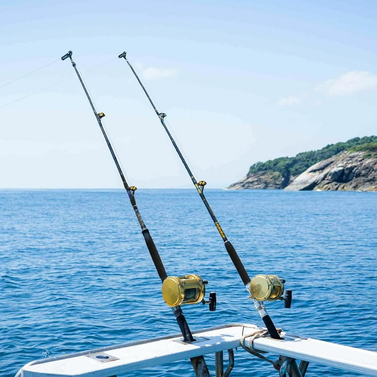 Topline Tackle Saltwater Offshore Heavy Trolling Fishing Rod Roller