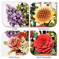 thumbnail image 5 of 3D Wooden Flower Puzzle for Adults-Wooden Bloom Box,  Craft Model Kit Building Set, Botanical Decor Creative Gift for Lovers Nature Enthusiasts (658PCS), 5 of 7