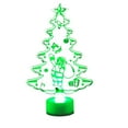 thumbnail image 1 of Visland Christmas Ornament LED Romantic Non-Glaring Glowing Reusable Christmas Night Lights Gift for Home, 1 of 6