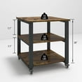 thumbnail image 5 of Natwind 19.7''x19.7''x22.6'' 3-Tier Larger Mobile Under Desk Printer Stand on Wheels for Home Office, 5 of 6