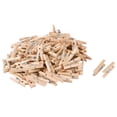 thumbnail image 5 of Uxcell Clip de foto de bricolaje de madera color madera 100pcs, 5 of 5