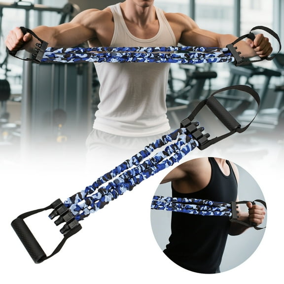 Heavy Duty Resistance Bands - Exercise Bands for Strength Training, Yoga & Stretching - Full Body Workout Elastic Bands for Home Gym, Men & Women - Latex Fitness Bands