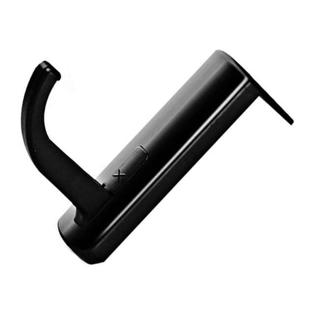 Inteprter Herramienta de soporte para auriculares, soporte sencillo para auriculares, accesorio de ordenador, estante de almacenamiento, gancho Cables de audio/vídeo Negro