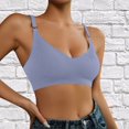thumbnail image 2 of Everyday Bras for Women Workout Sports Bras for Women Skin Tone Bra Support Sports Bras for Women Sports Bra Non Removable Pads Womens Bras Comfortable Wide Band Womens Bras Comfortable Light Blue M, 2 of 4