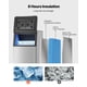 thumbnail image 4 of VEVOR - Contenedor de hielo comercial para máquina de hielo, capacidad de 300 lb, con patas de goma antideslizantes ajustables, apto para restaurantes, hoteles y tiendas de bebidas., 4 of 9
