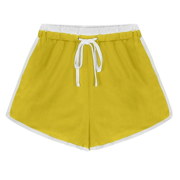 Timegard Womens Running Shorts Elastic High Waist Athletic Workout Shorts Casual Loose Comfy Loungewear