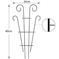 thumbnail image 3 of Stakes Plant Climbing Support Frame Garden Climbing Trellis Flowers Stand Cage, 3 of 9