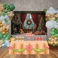 thumbnail image 3 of 2025 Christmas News Curtains Backdrop Photography s New Year Home rations Background Childr Photo Studio Prop, 3 of 8