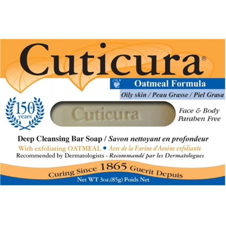 Cuticura Medicated Antibacterial Bar Oily Skin Formula, Oatmeal 3
