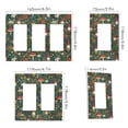 thumbnail image 2 of Yayeee Rocker Switch Wall Plate 2-Gang 4.7"x4.6" Home Decorative Outlet Cover, Forest Mushroom Pattern, 2 of 6