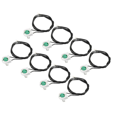 

Uxcell T8 Lamp Holder Socket Non-Shunted Light Holder with Wire 30x27x16mm for LED Fluorescent Tube 8Pcs