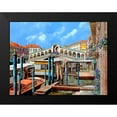 thumbnail image 2 of Borelli, Guido 24x19 Black Modern Framed Museum Art Print Titled - Rialto DallAltro Lato, 2 of 5