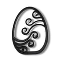 thumbnail image 7 of Abstract Waves Easter Egg Decor, Minimalist Line Art Sculpture Accent, 7 of 7