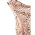 thumbnail image 6 of YOUYEDIAN Toddler Girls Sequin Dress A-Line Sparkly Sleeveless Wedding Gown Party Dresses for Girls (Beige, 8-9 Years), 6 of 8