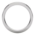 thumbnail image 2 of Jewels By Lux 14K White Gold 3mm Flat Comfort Fit Bridal Wedding Ring Band Size 7, 2 of 3