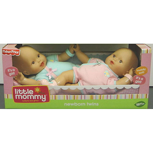 little mommy twin baby dolls