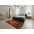 thumbnail image 5 of Ahgly Company Machine Washable Indoor Square Transitional Red Fox Red Area Rugs, 8' Square, 5 of 7