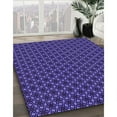 thumbnail image 2 of Ahgly Company Indoor Rectangle Patterned Denim Dark Blue Area Rugs, 2' x 5', 2 of 6
