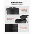 thumbnail image 5 of KFFKFF Metal Ash Bucket Set with Lid, Shovel, Broom, and Gloves, 4-Gallon Capacity for Fireplace, Fire Pits, Wood Stoves, Suitable for Indoor and Outdoor Use, 5 of 9