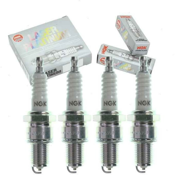 4 pc NGK Laser Platinum Spark Plugs compatible with Volkswagen Jetta 2.0L L4 2006-2013