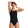 thumbnail image 1 of Bañador ARENA Team MaxLife para mujer FL Light Drop Back, color negro y blanco, 1 of 7