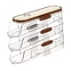 thumbnail image 2 of Organizador automático de huevos con ruedas para el refrigerador, ahorra espacio y es moderno. 3 niveles, 2 of 9