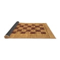 thumbnail image 2 of Ahgly Company Indoor Rectangle Checkered Brown Modern Area Rugs, 6' x 9', 2 of 4