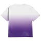 thumbnail image 5 of Tops para hombre, blusas y camisas de manga corta con cuello redondo para hombre, blusa informal grande con cuello redondo y manga corta degradada, blusa de poliéster para hombre, 5 of 5