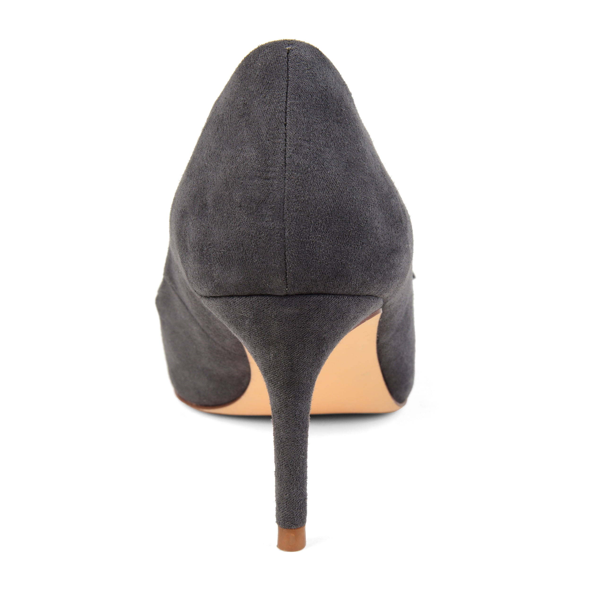 Journee Womens Marek Pointed Toe Mid Heel Pumps