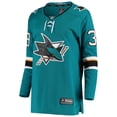 thumbnail image 2 of Women's Fanatics Logan Couture Teal San Jose Sharks Breakaway Home Player Jersey, 2 of 3